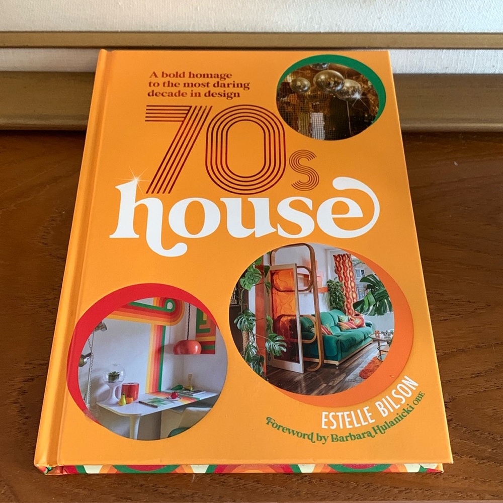 Gorgeous Hardcover ‘70s house’ design book by Estelle Bilson.
